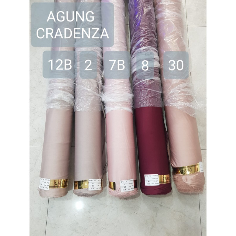 KAIN SIFON SILK CRADENZA KRINGKEL SATEN BAHAN KERUDUNG BAHAN JILBAB BAHAN ROK MEWAH / CRADENZIA SILK