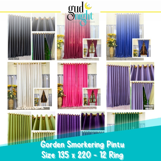 GORDEN SMOKERING PINTU JENDELA 135 x 220 - 12 RING | 115 X 150 - 10 RING | GORDEN SMORKERING | Gudni