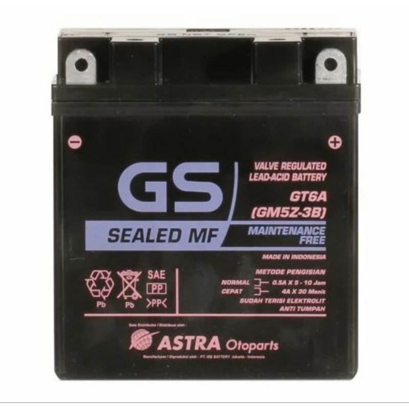 aki GS MF AKI KERING GM5Z3B YAMAHA JUPITER VEGA