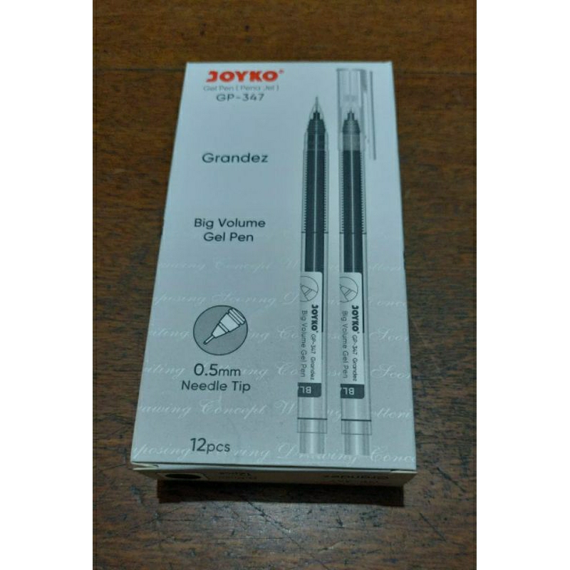 

[LUSIN ISI 12] BALLPOINT GP347 GRANDEZ JOYKO / PENA GP-347 JOYKO / PULPEN CAIR HITAM