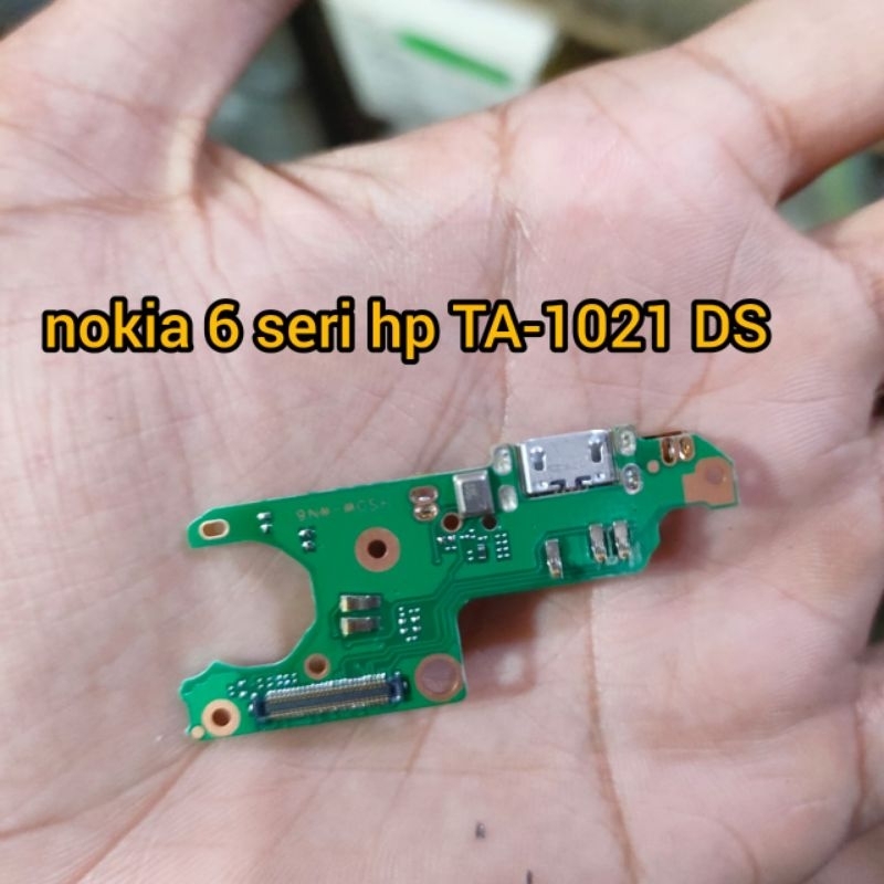 konektor cas papan konektor cas mic nokia 6 seri hp TA-1021 DS