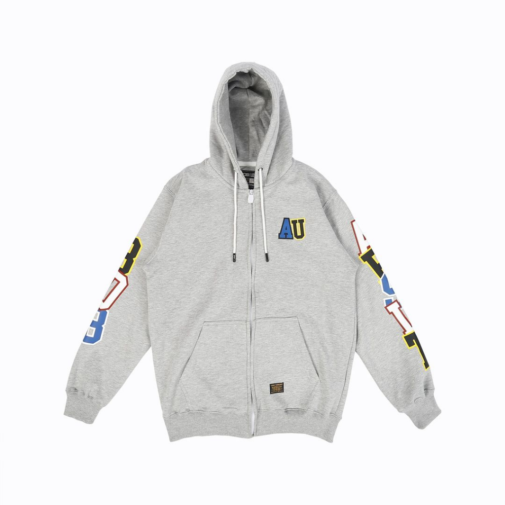 308 ABSLTUNSCRD ZIP Hoodie AU COLLEGE - MISTY