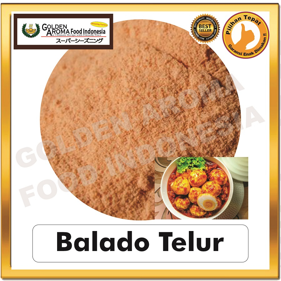 

Bubuk Tabur Rasa Balado Telur 100Gr Bumbu Masak Serbaguna Enak Murah Halal Spicy Egg Seasoning Powder