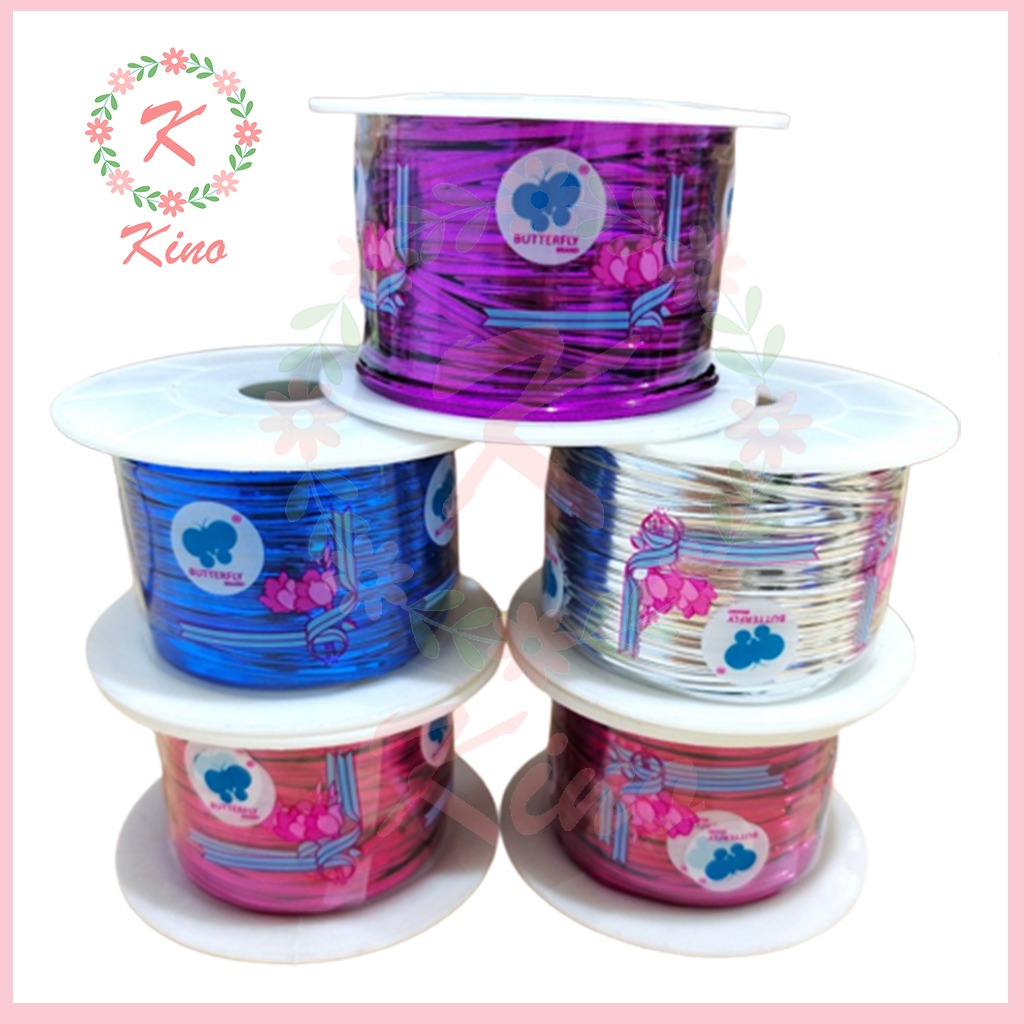 

Besi Kawat Warna Warni - Kawat Metalik - Kawat Souvenir 100 Yard