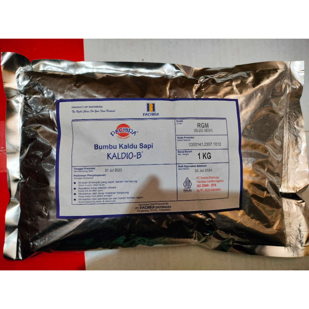 

Kaldio B RGM (bumbu tabur kaldu sapi) beef broth 1kg