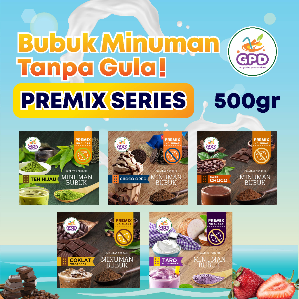 

Bubuk Minuman Premix Premium 1 KG All Varian - GPD Premium