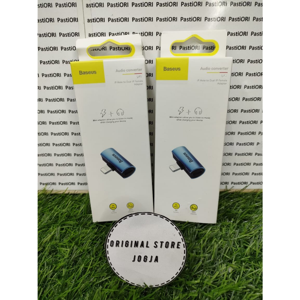 Baseus Converter Lightning Audio Splitter Apple Iphone  Murah