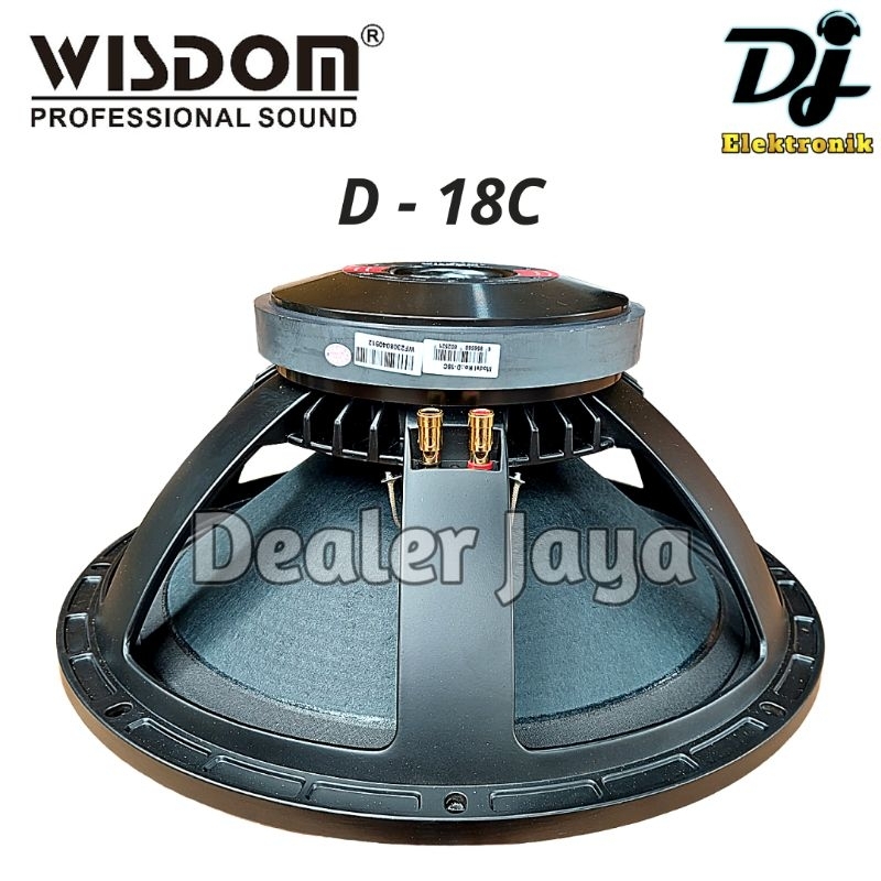 Speaker Komponen Wisdom D 18C / D18 C / D18C - 18 inch