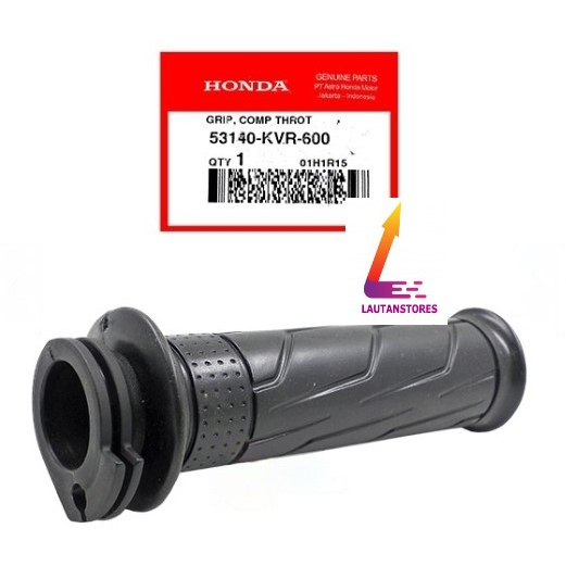 53140-KVR-600 Grip Karet Stang Hand Fat Kanan Revo 100 Termasuk selongsong