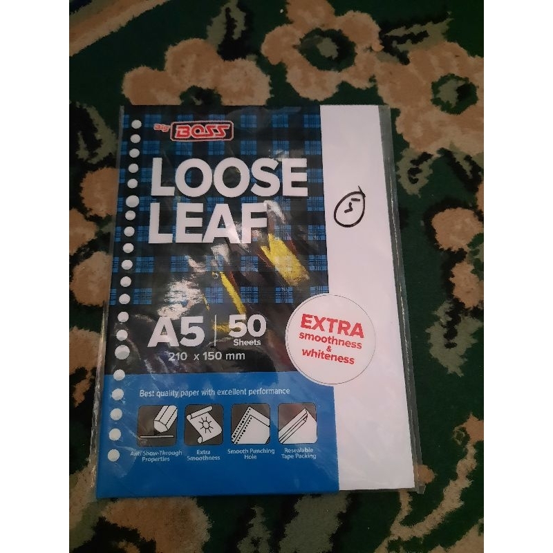 

Loose Leaf A5 50 polos