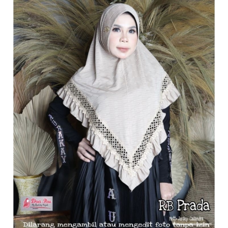 825 JILBAB DOA IBU RENDA SENADA RB KHADIJAH REMPEL JERSEY CASANDRA NEW PED SABIT BUSA/HIJAB DOI ORI 