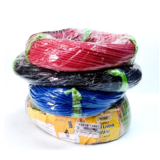 Kabel Listrik NYAF 0,5mm KITANI Rol 50m Tembaga SNI