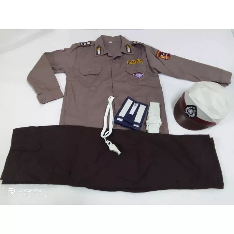 baju polisi cilik perempuan baju polisi anak seragam polisi anak