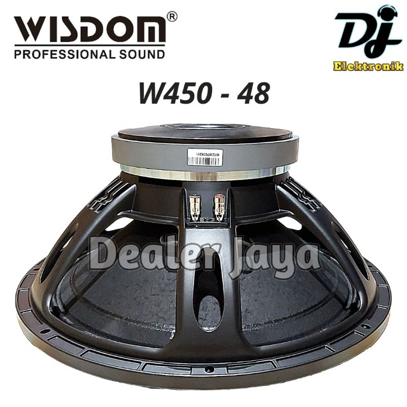 Speaker Komponen Wisdom W450-48 / W450 48 / W45048 - 18 inch