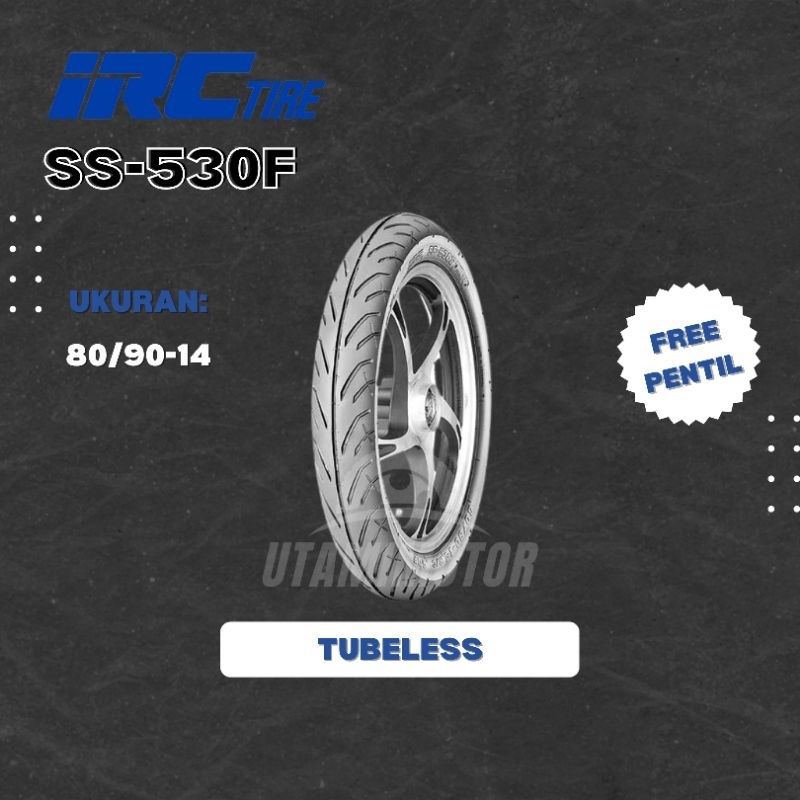 BAN MOTOR IRC SS530F SS530R RING 14 80/90-14 & 90/90-14 TUBELESS