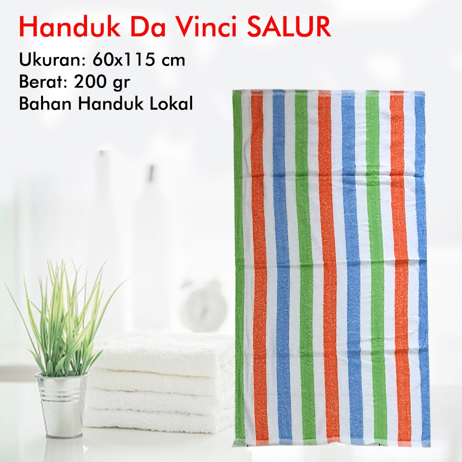 HANDUK TANGGUNG DAVINCI 60x110 Katun Termurah