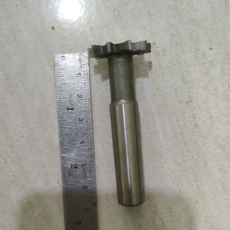 t slot tebal 4mm diameter 25mm endmill T slot 4mm  x 25mm