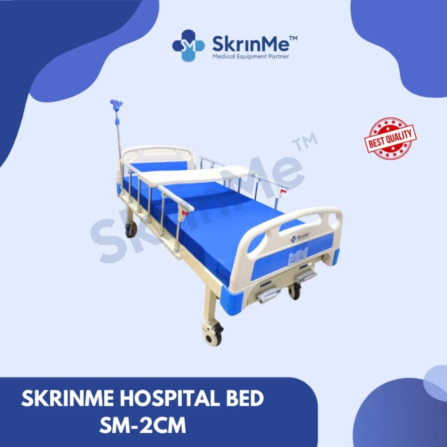 Hospital bed 2 crank ABS import | Skirinme hospital bed | 2 crank ABS