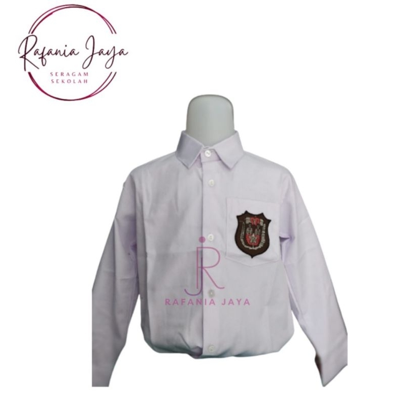 Seragam Sekolah Baju SD/MI Putih  Lengan Panjang Oxford (GS)