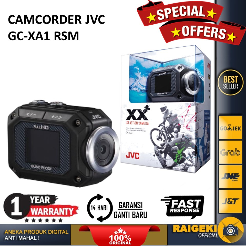JVC GC-XA1 ADIXXION Action Camcorder
