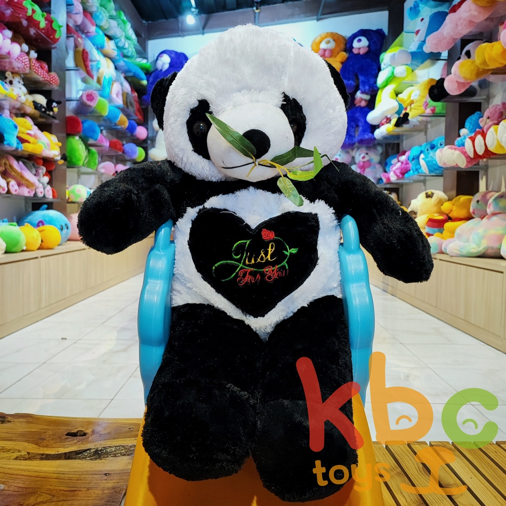 Boneka Panda Just For You Jumbo Untuk Kado Pacar Atau Kado Gebetan Kualitas Dijamin Ori