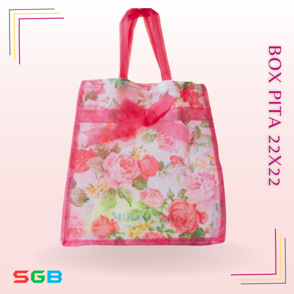 

Tas Spunbond Handle Pita uk 22x22 / Goodie Bag / Tas Kain