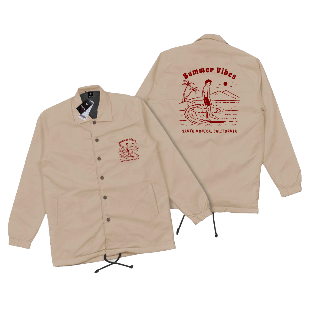 Followme - Jaket Keren Coach Parasut Summer Vibes Unisex