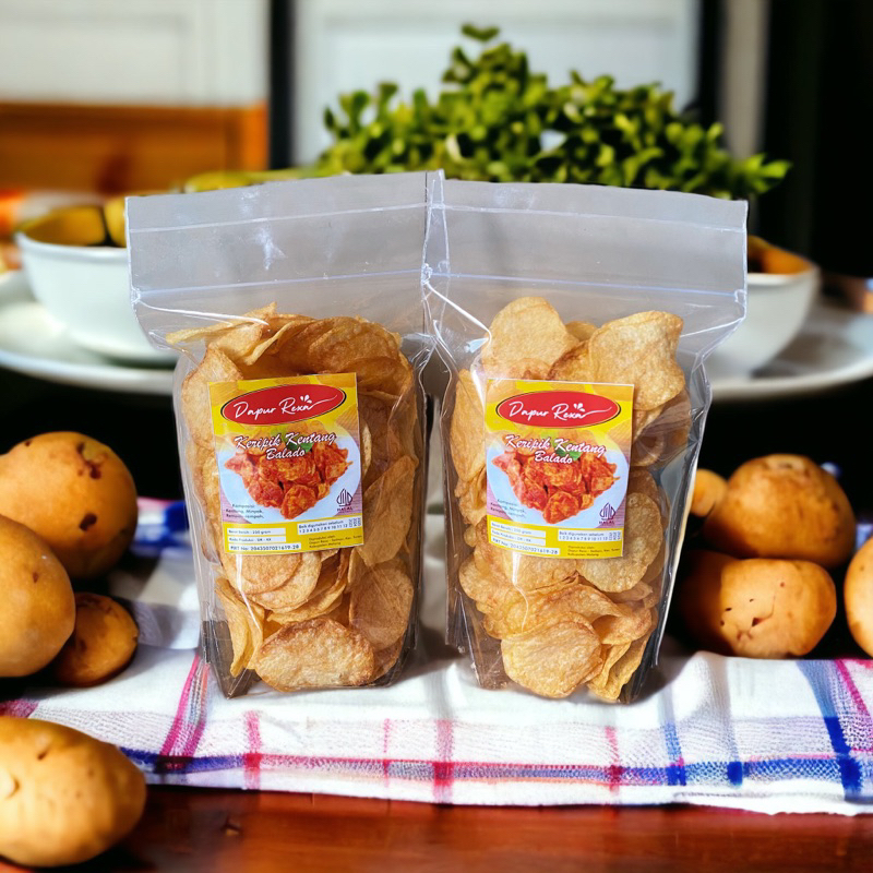 

Keripik Kentang Original 200gr / Kentang Kiloan / Camilan Kentang / Camilan Keripik/ Kentang Mustofa