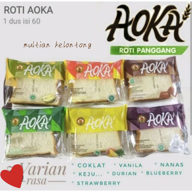 

Aoka roti panggang dan gulung