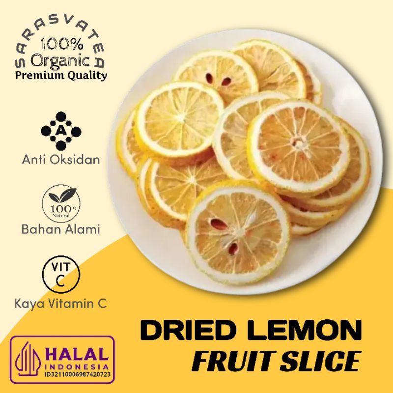 

Dried Lemon Slice : Lemon Kering Iris 25 Gram / 50 Gram