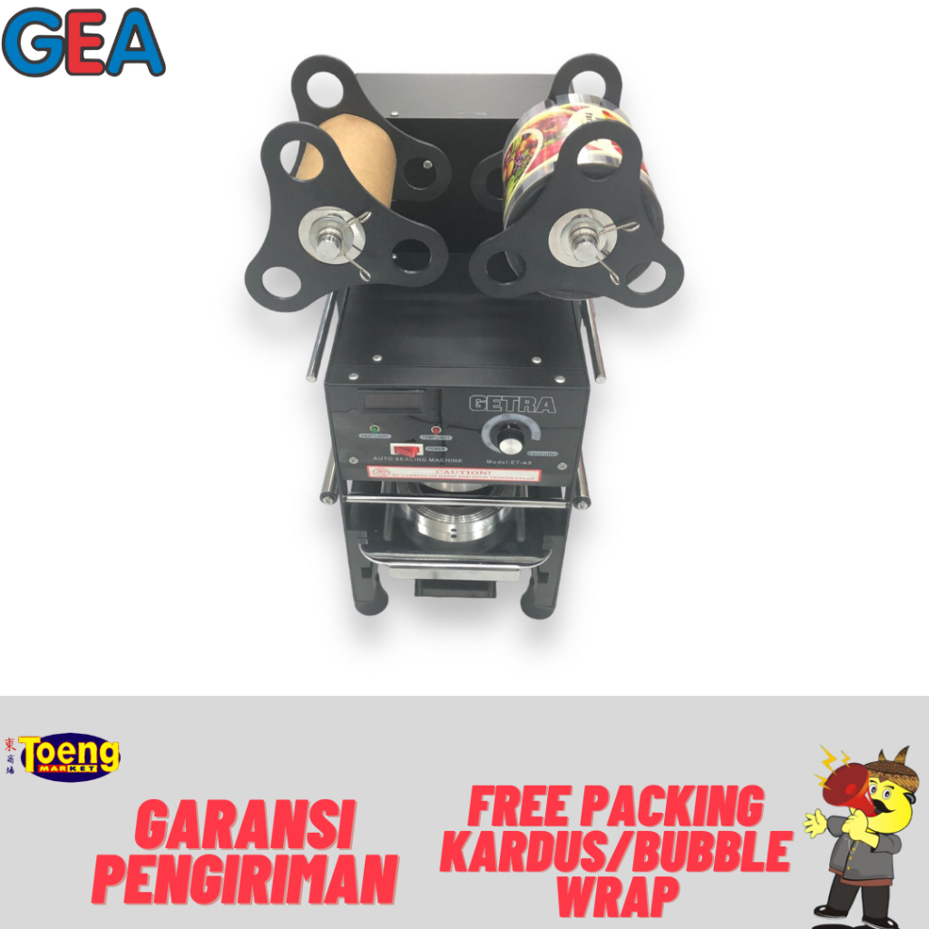 SEALING CUP MACHINE ET-A9 GETRA / SEALER CUP / MESIN PENYEGEL GETRA