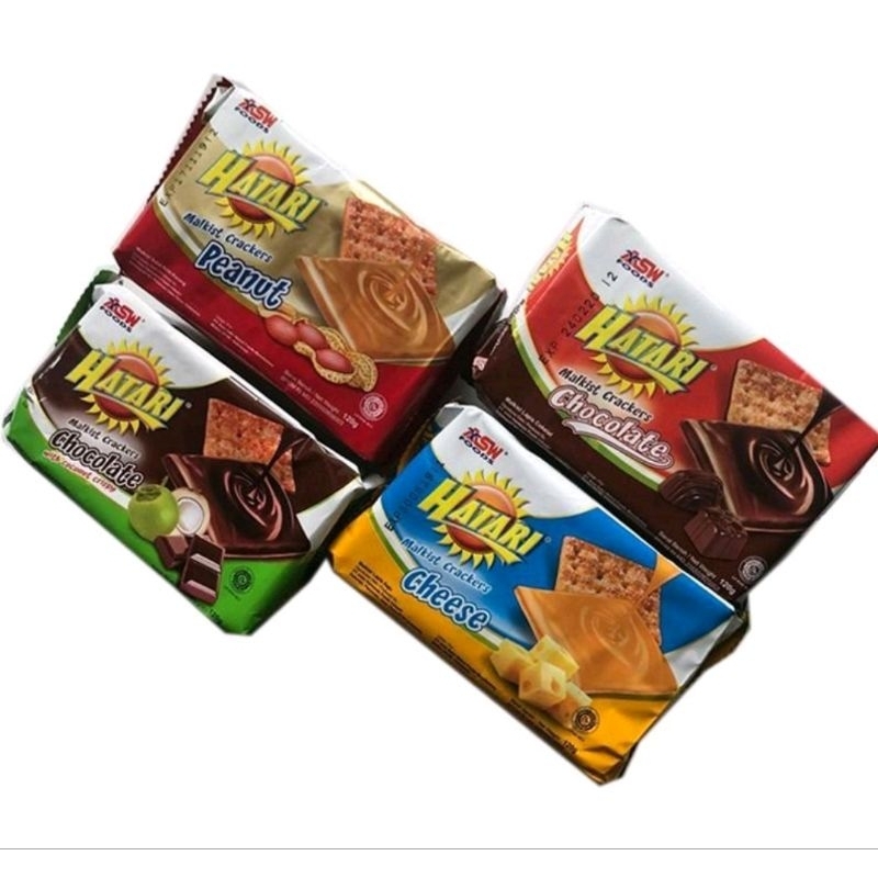 

HATARII MALKIST CRACKERS PEANUT | CHOCOLATE NETTO 120GR