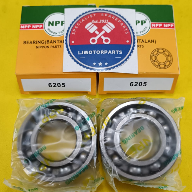 BEARING LAHER KLAHER KRUK AS F1ZR KAZE BLITZ JOY V80 V75 SATRIA 6205 SET NPP
