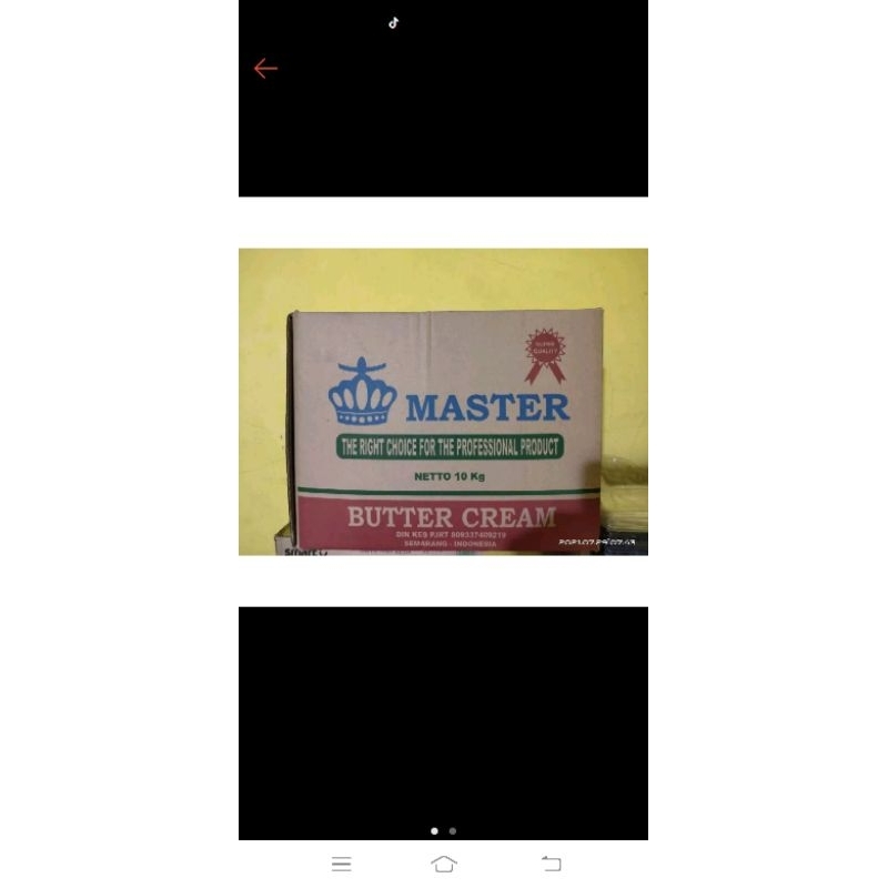 

Butter Cream Master 10kg