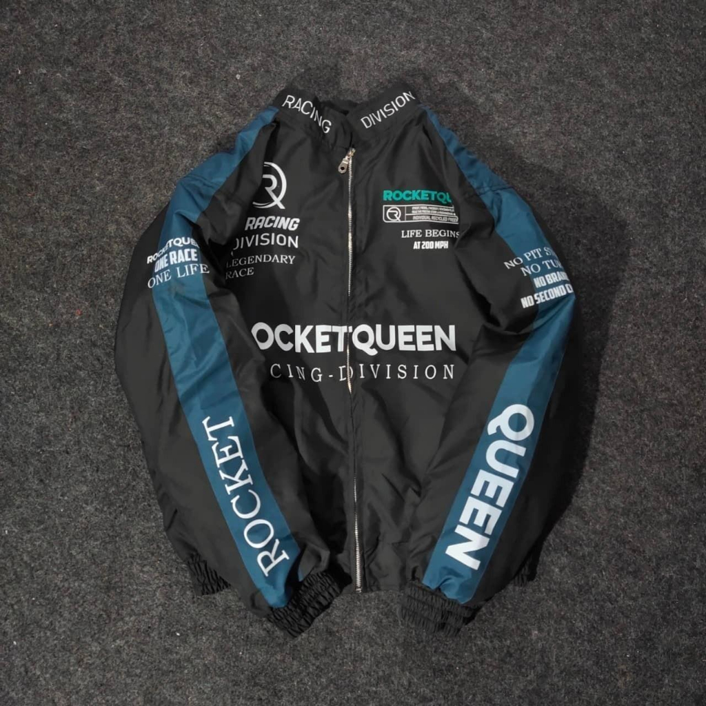 Genious Nascar Jacket Parasut Racing Rocket Queen