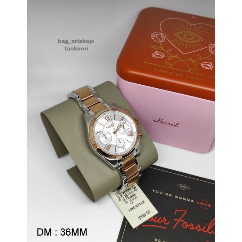 BQ3850 two tone silver rose gold