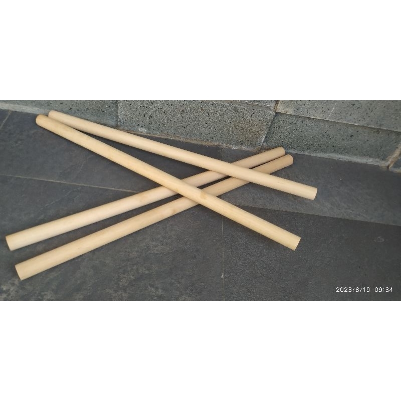 dowel diameter 3cm panjang 70cm kayu ramin