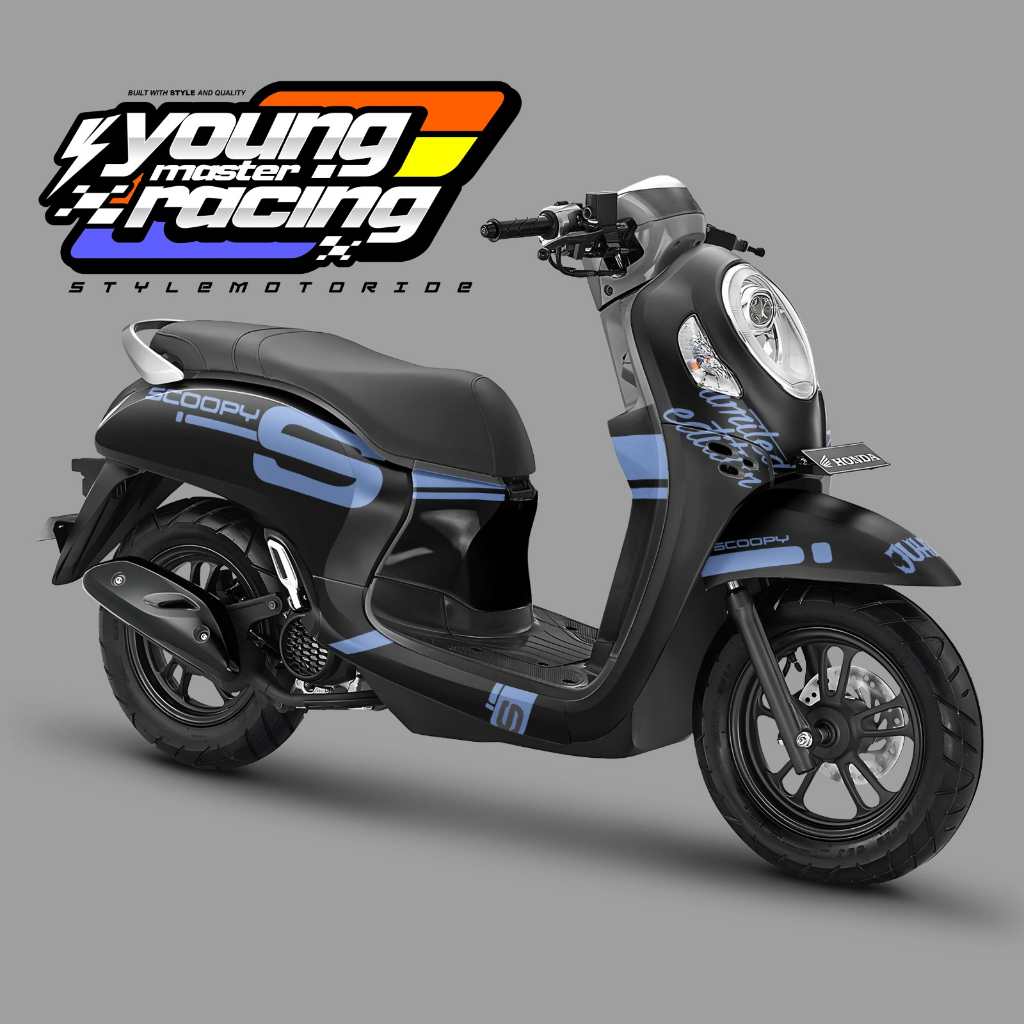 Decal/stiker scoopy full body bebas request design