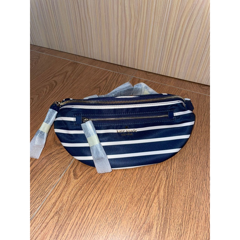 Kate Spade Chelsea The Little Better Stripe Belt Bag AUTHENTIC