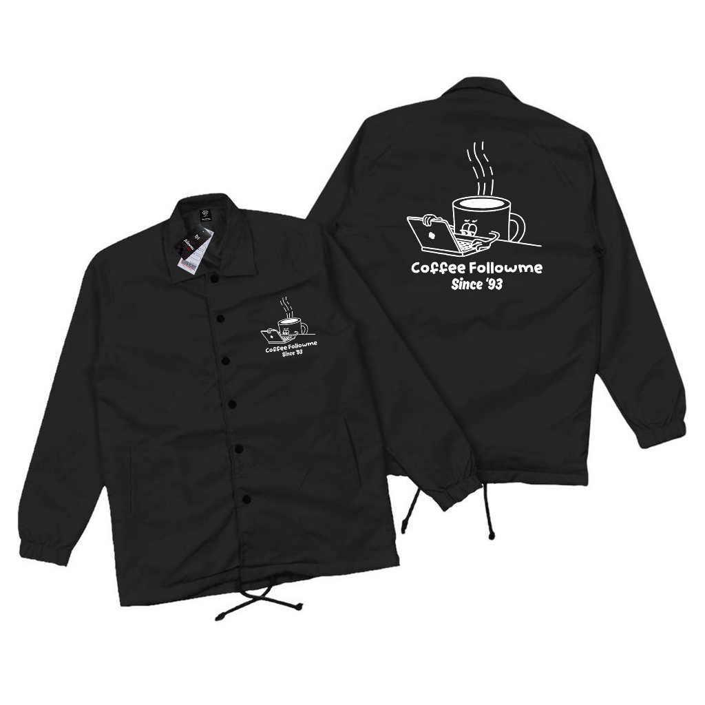 Followme - Jaket Keren Coach Parasut Coffe Flm Unisex