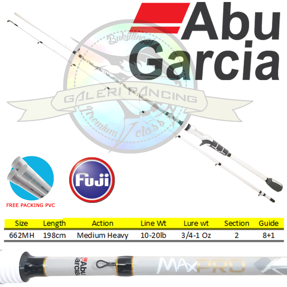 Joran BC Abu Garcia Max Pro C662MH 198cm 10-20lb Fuji Guide