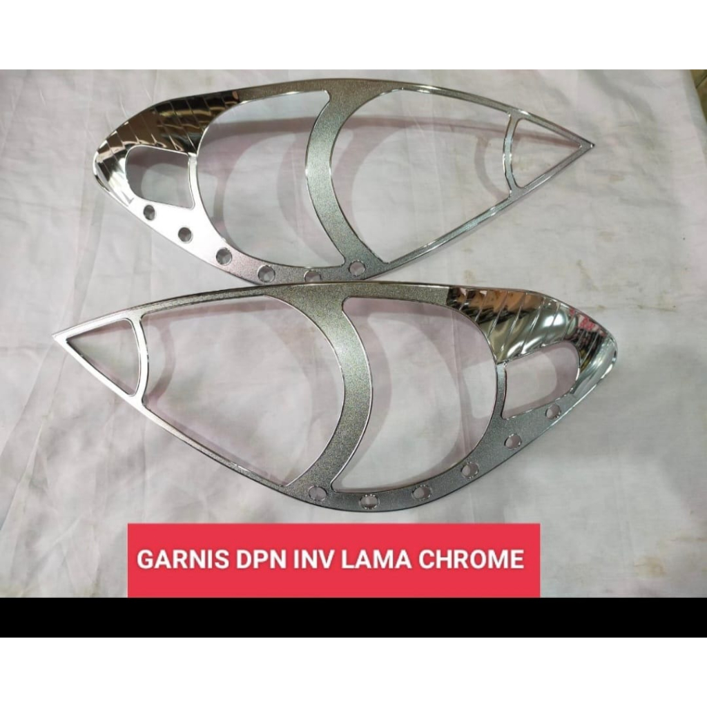 GARNISH LAMPU DEPAN CHROME INNOVA LAMA 2004 - 2008