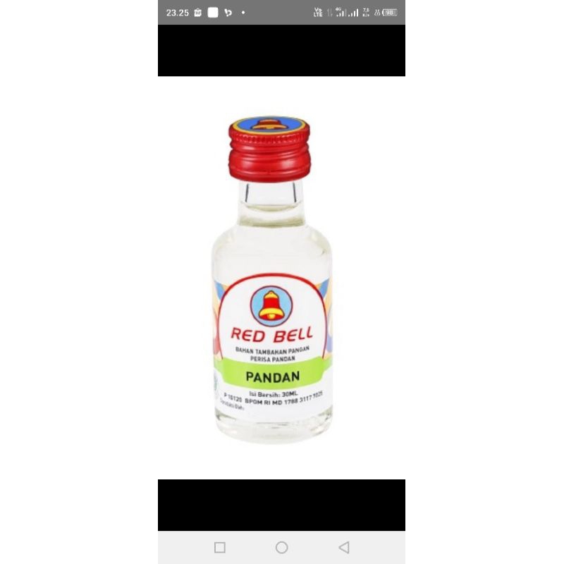 

Red bell Essence 30ml pandan