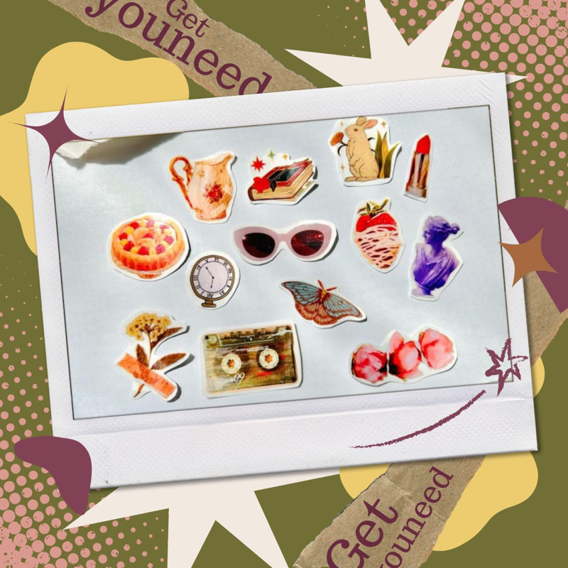 

vintage sticker series