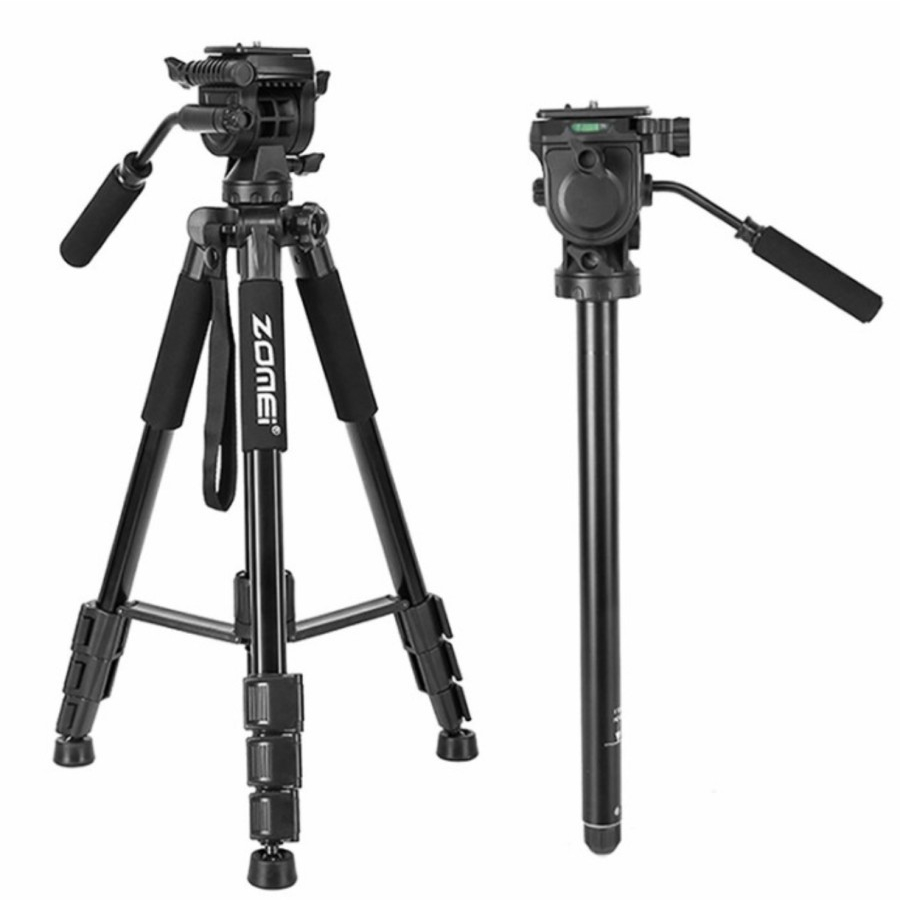 Zomei Q310 Tripod 2in1 Monopod Stand Kamera Phone Portable Q-310