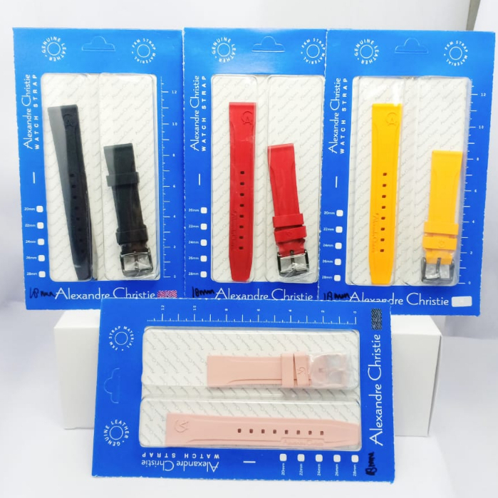 STRAP RUBBER ALEXANDRE CHRISTIE ORIGINAL 18MM