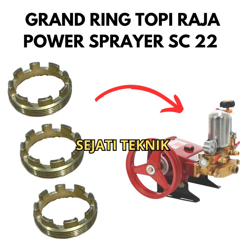 Grand ring power sprayer sc 22 topi raja power sprayer 22 spare part power sprayer spare part mesin 