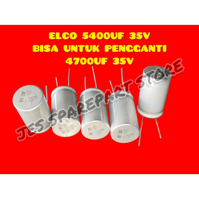 ELCO 5400UF 35V NIPPON CHEMICON ORIGINAL