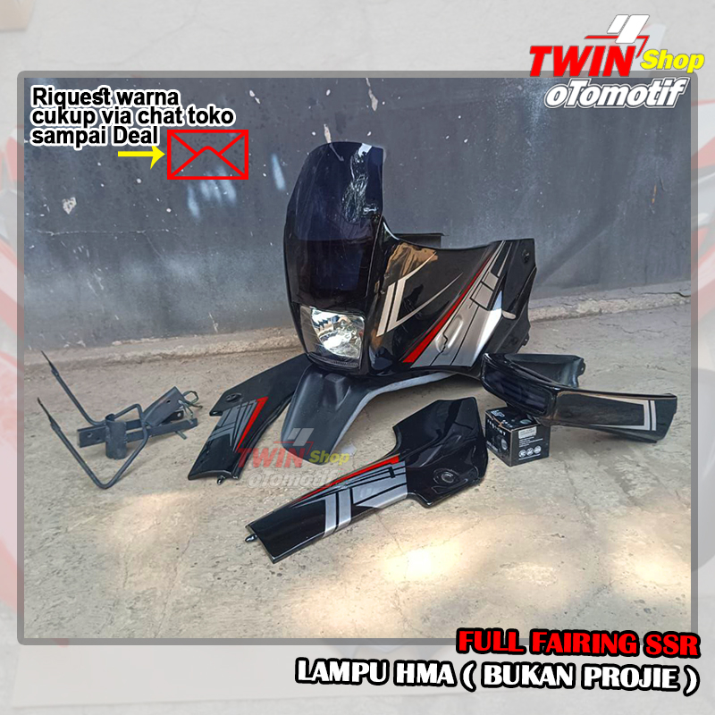 BODY NINJA R FAIRING SSR BODY BELAKANG SSR, FAIRING NINJA R LAMPU HMA NINJA R, BODY SSR Thailand, Fa