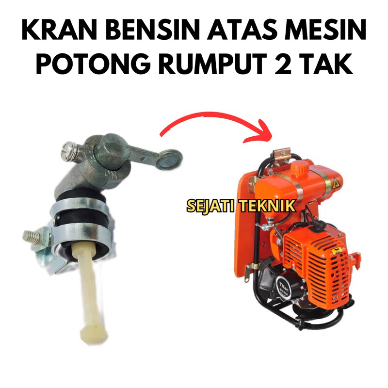 Kran bensin mesin potong rumput 2 tak kran bensin atas mesin pemotong rumput 328 fuel cock 328 kran 